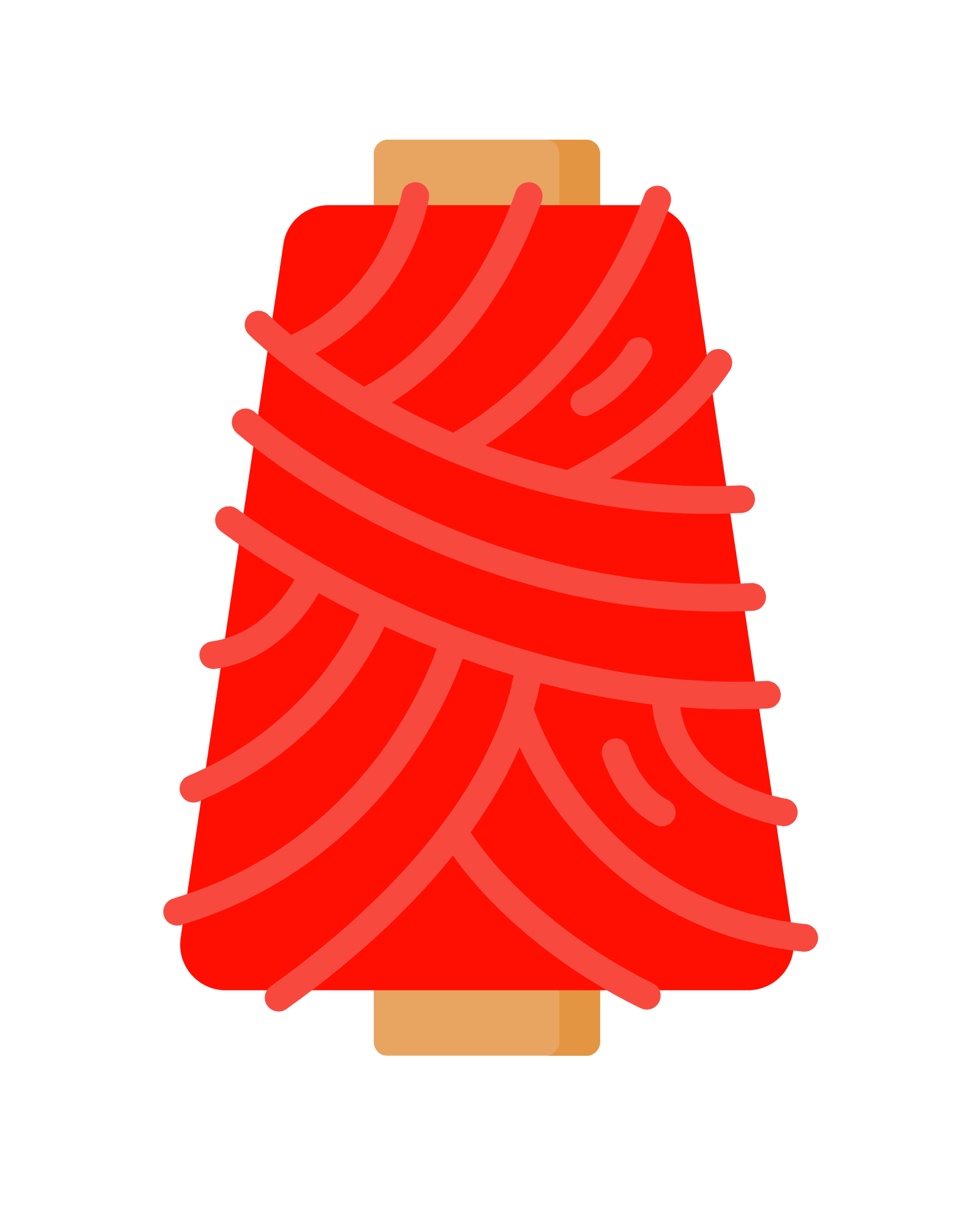 1954 Fls Orange Pink